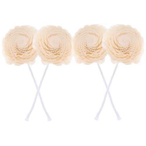 Difusores Florales Aromaterapia de Madera 4 Piezas miniatura 1