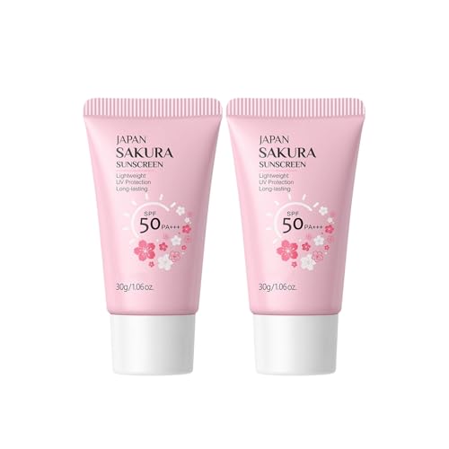 Hydrating Sunscreen SPF 50 – 2Packs Lightweight...