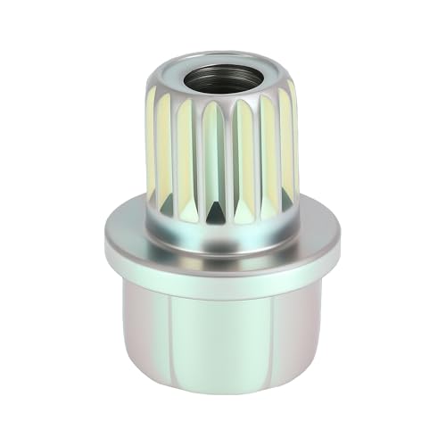 VekAuto Tuerca De Seguridad Para Rueda Para BMW Duradera Aleación De Acero Galvanizado 33/17Pt Tono Plateado Tornillo Antirrobo Llave De Extracción Socket