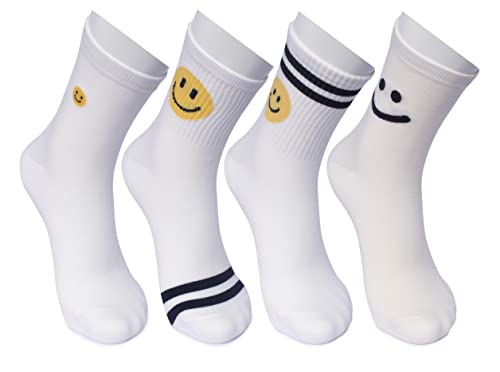 Kikiya Socks Smiley Face