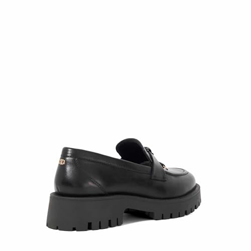 Dune London Ladies GARRETTS Chunky Loafers Size UK 8 Black - Image 3