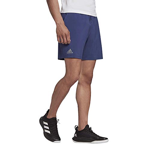 adidas Male Club 7-Inch Stretch Woven Shorts , Indigo , XL