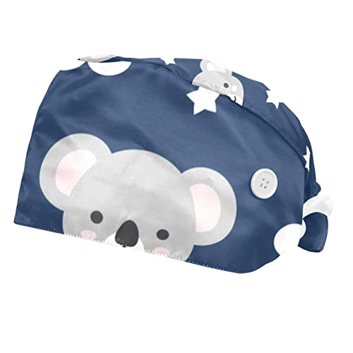 Chapeaux de travail koala contre la transpiration et les cheveux indisciplinés