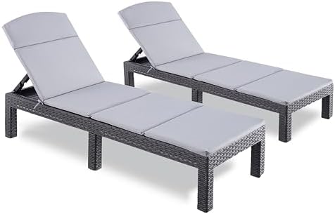 TecTake Bain De Soleil Chaise Longue Pliante Avec Pare-Soleil & Appuie-Tête - Transat Jardin, Plage, Camping | Gris - Tectake Chaise Bain De Soleil