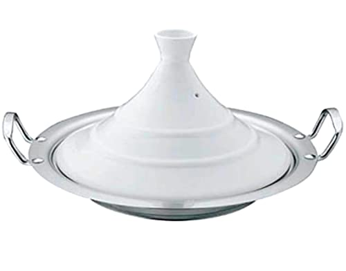 Tajine Teffo marocain, diamètre 30 cm, en céramique, adapté aux plaques à induction Cover