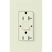 Lutron SCR-20-GFST-BI Claro Satin Colors 15-Amp اختبار ذاتي ، بسكويت