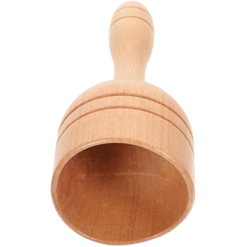 Genérico Taza de Masaje de Madera Guasha 18x7,5 Cm Herramienta Corporal Portátil para Terapia de Ventosas y Masaje Muscular en Cuello, Espalda y Extremidades