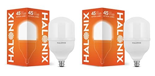 Image of Halonix Astron Jumbo Base B22 45-Watt LED Bulb (Pack of 2, Cool Day Light)