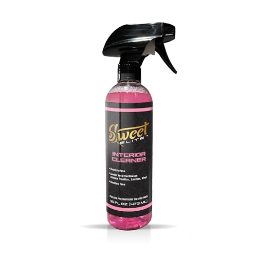 CarCandy Sweet Elite Interior Cleaner – All Surface Interior Detailer, Safe on Leather, Vinyl & Plastic, Residue-Free, Ready-to-Use 16oz.