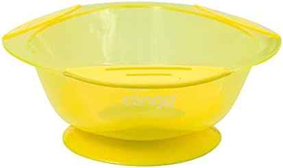 Prato Com Ventosa Amarelo, Clingo, Amarelo