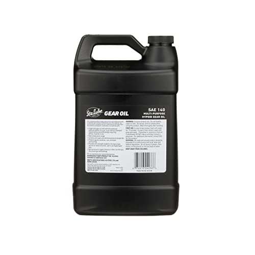 Sta-Lube Gl-4 Multi-Purpose Gear Oil Sae 140 Sl24238 – 1 Gallon Hypoid Gear Oil W/High-Temperature Properties #TOP1
