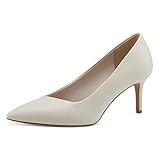 Tamaris Damen Klassische Pumps, Frauen Absatzschuhe,TOUCHit-Fußbett,stöckelschuhe,Absatzschuhe,high Heels,Heels,stoeckelschuhe,Ivory,39 EU