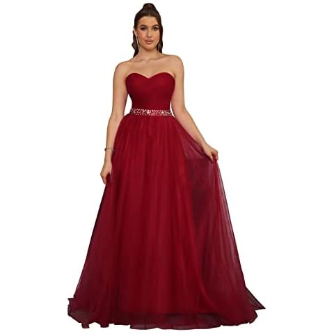 Robe Longue PCBROS Bordeaux Cover