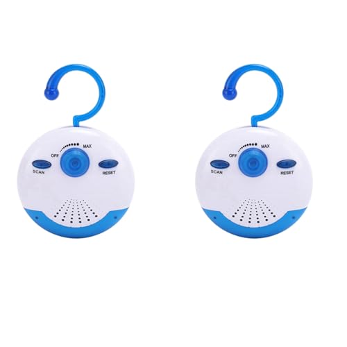 Rastapulz 2X Wasserdichtes Duschradio, Tragbares Mini-FM-Radio...