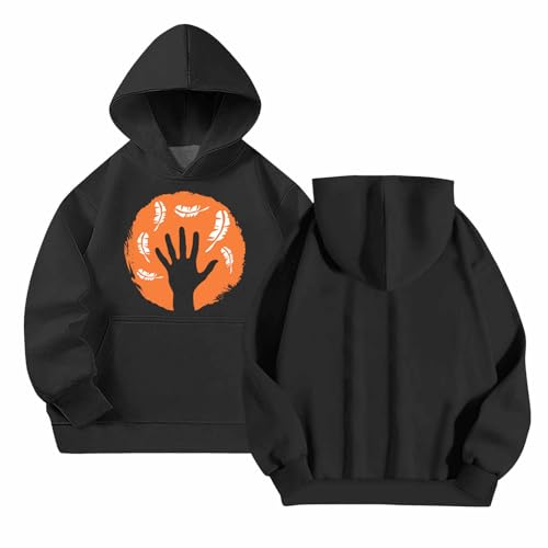 Girls Hoodies Trendy Cute Hooded Sweatshirt with Pocket Oversized Kids Pullover Winter 2025 Preppy Clothes Teens3