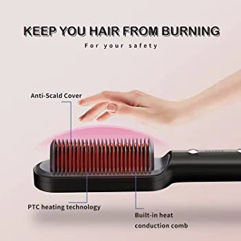 Image of USB Rechargeable Automatic Wireless Electric Hair Curler - L /R Rotating, Cordless Auto Curler, Black