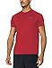Baleaf Men's Quick Dry Short Sleeve T-Shirt Running Workout Shirts Red Size L