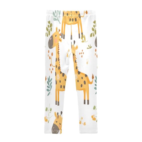 Bolaz Toddler Girls Leggings Printed Yoga Pants Leggings Giraffe Children's Illustration for Kids2