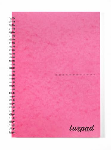 Image of Silvine Luxpad 120 Page A4 FSC Wirebound Notebook with Durable Pressboard Covers - Single