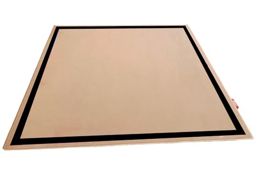 Mini Tapiz de Gimnasia Rítmica para Niñas – Antideslizante, Suave, Ligero y Resistente – Colchoneta de Entrenamiento en Varias Medidas para Casa, Escuela o Club (Negro, 2x2)