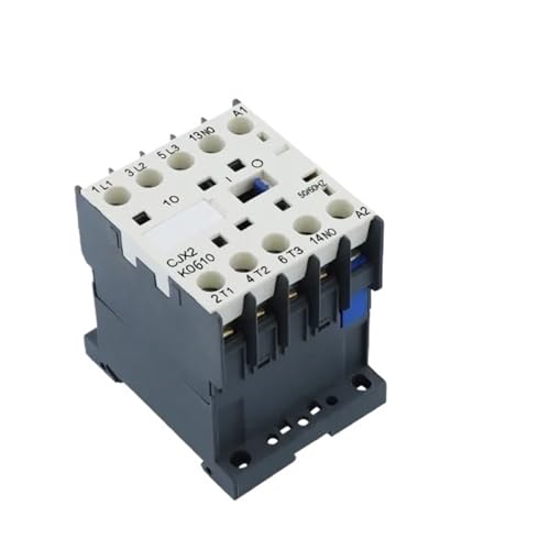 Contacteur CJX2-K0610 9A bobine 24V commutation sécurisée et économie d'énergie triphasé
