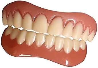 Dentures, Dentures, Upper and Lower Teeth, Upgraded 4th Generation, Instant Smile, Single Item, Toy Teeth Veneer, Silica Gel, Oral Hygiene Tools, Dental Materials, Teeth Whitening, Dental Supplies
