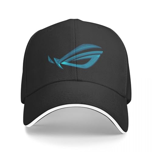 CanKan ASUS Rog Republic of Gamers Camiseta Premium Gorra de béisbol Gorra Snapback Vintage Rave Gorra táctica Militar Sombreros Hombre Mujer