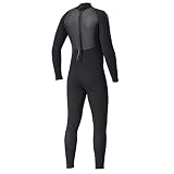 Keenso Muta da Immersione WS-19491 Warm 3mm Uomo Donna Muta in Neoprene monoblocco Muta da Nuoto Muta da Sub(M-Uomini Neri)