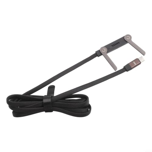 1.5m 240W Fast Charging Cable Built-In Phone Stand Hands-Free Charging Cord For All Mobile Phones(240W C-C)