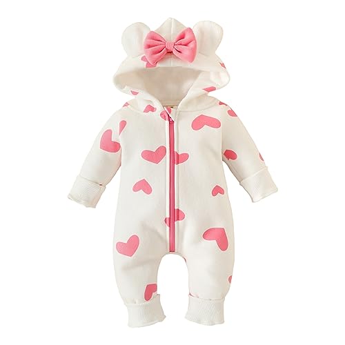 LALABTCD Neugeborenes Baby Ohr Kapuze Strampler,Babykleidung Baby Overall...