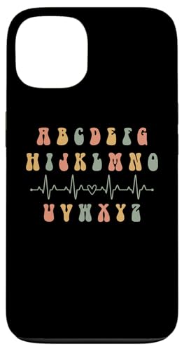 PQRST Nurse Heart Wave ECG EKG Tech Cute CVICU Cardiac Nurse Case for iPhone 13
