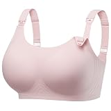 Angelhood Nursing Bras Seamless Maternity Bra for Breastfeeding Comfort Full Support Plus Size Pregnancy...