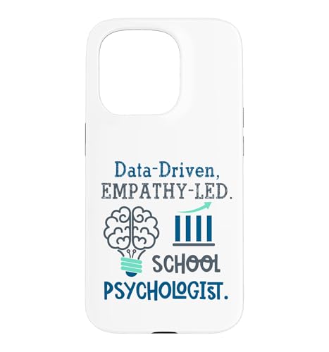 Data-Driven Empathy-Led School Psychologist Brain Graphic �X�}�z�P�[�X iPhone 15 Pro �p
