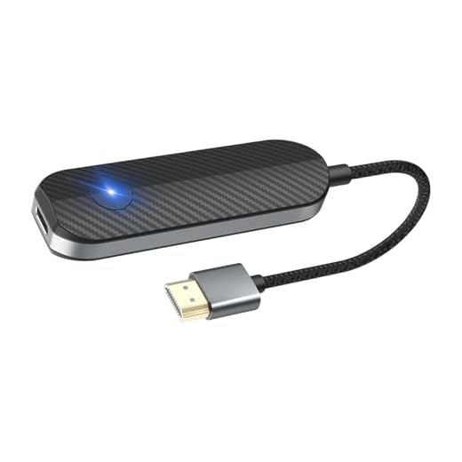 Zasdvn Adaptador inalámbrico para televisores y dispositivos de TV - Plug and Play 1080P HD - Transmisión inalámbrica para dispositivos de tablet, para la aplicación con monitor de ordenador portátil