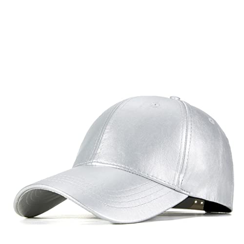 Casquette de baseball en cuir PU pare-soleil pour homme et femme