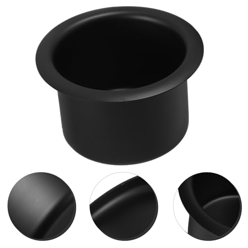 Portavasos de aluminio para carro moderno negro miniatura 6