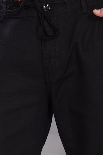Image of DIVISIVE Men's Relaxed Fit Cotton Linen Blend Trousers