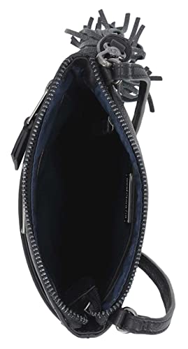 Harley-Davidson Women's Classic Genuine Leather Crossbody Purse w/Tassel, Black2