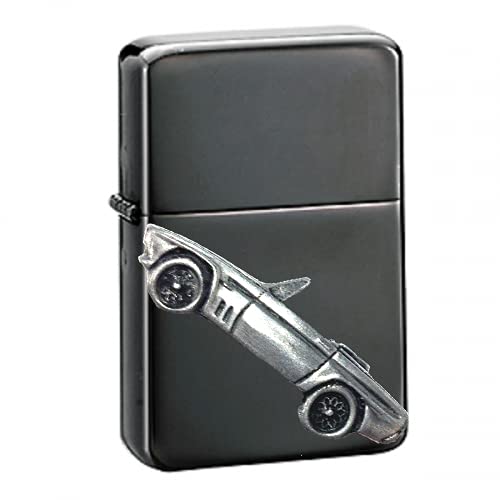 Briquet à essence British Car SS1 idée cadeau vintage pour homme avec clapet