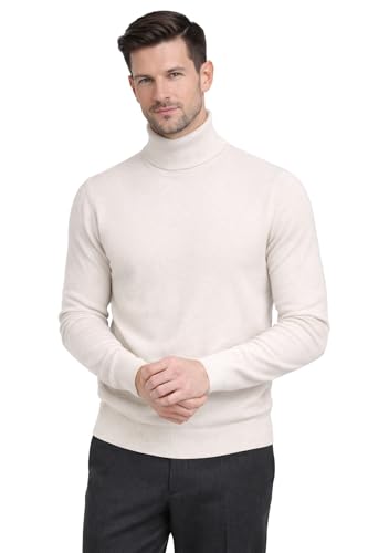 Cashmeren Men’s Basic Turtleneck Sweater