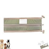 Petzymart Cool Loop, Petzymart Kühlhalsband, atmungsaktives Kühlhalsband for Hunde, Nackenkühler, for mittelgroße und große Welpen, um Haustiere im Freien kühl zu halten(Brown,L)