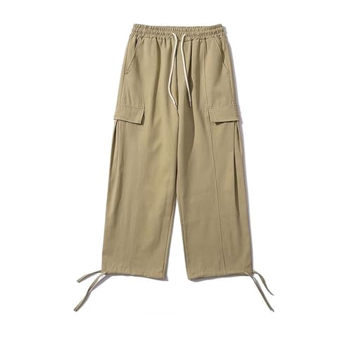Pantalon cargo décontracté homme à poches multiples idéal pour la randonnée