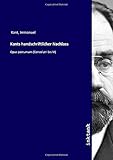 convolution theorem  Kants handschriftlicher Nachlass: Opus postumum (Convolut I bis VI)