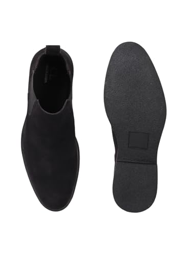 Image of Carlton London Men's Chelsea Slip-On Round Toe Comfortable Boot