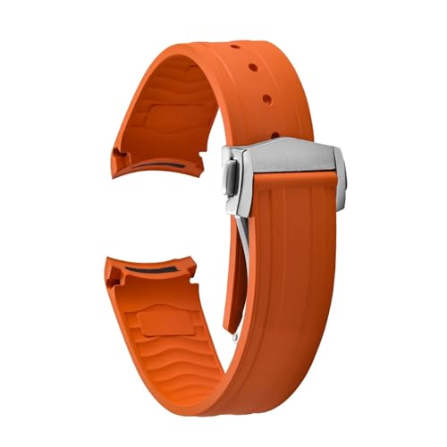 Bracelet de montre en caoutchouc 20mm pour plongée sous-marine et aventures nautiques