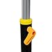Havemies V-Groove Heavy Duty Roller Stand for Pipes & Round Stock, Industrial Support Stand for Conveyors, Lathes - Yellow & Black Adjustable Stand Prevents Rolling for Secure Machining & Welding