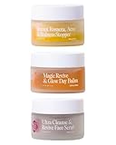 Frøya Organics The Complete Blemish System for Women | Includes Magic Revive & Glow Day Balm, Ultra Cleanse & Revive Face Scrub, Instant Rosacea, Acne & Redness Stopper | 60-Day Supply
