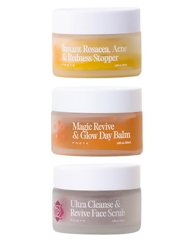 Frøya Organics The Complete Blemish System for Women | Includes Magic Revive & Glow Day Balm, Ultra...