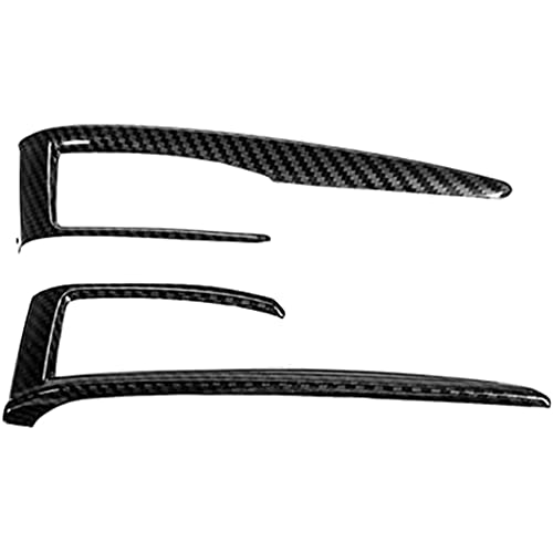 YFBB 2 pièces/Ensemble Garniture de Couvercle de Cadre de Changement de Vitesse en Fiber de Carbone, pour Honda Civic 10Th 2016-2018 Cover