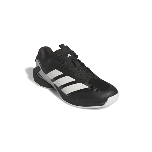 Adidas Mens Adizero Ubersonic 5 Tennis, Black/Zero Metallic/Silver Metallic, 11